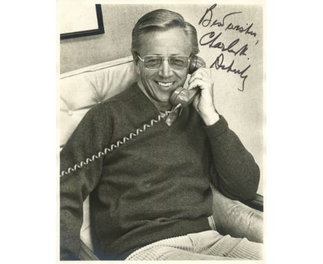 SCHULZ CHARLES M.: (1922-2000) American Cartoonist, creator of the Peanuts comic strip. Signed 8 x 10 photograph of Schulz se
