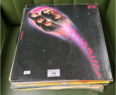 QUANTITY OF LP RECORDS INCLUDING DEEP PURPLE, MICHAEL JACKSON, MOODY BLUES ETC