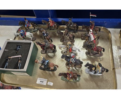 15 DELPRADO CAVALRY HAND PAINTED COLLECTORS FIGURE MODELS, SET OF 3 HIGH DETAILED FRONT LINE FIGURES (AMERICAN CIVIL WAR) BOX