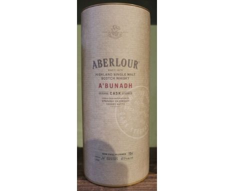 Aberlour Highland single malt scotch whisky, 1 bottle