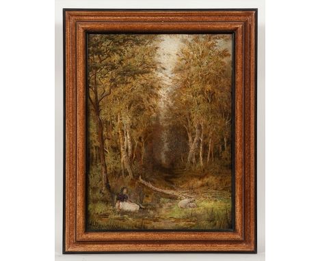 WILLEM JOHANNES OPPENOORTH (DUTCH 1847 - 1905),
THE AFTERNOON SOJOURN
oil on canvas, signed
42cm x 31cm
Framed
Note: Willem O