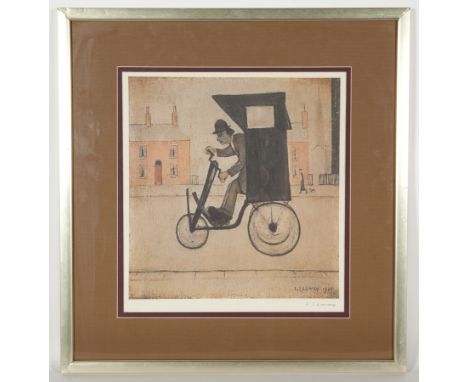 * LAWRENCE STEPHEN LOWRY (BRITISH 1887 - 1976),
THE CONTRAPTION
limited edition print, signed in pencil and bearing The Fine 