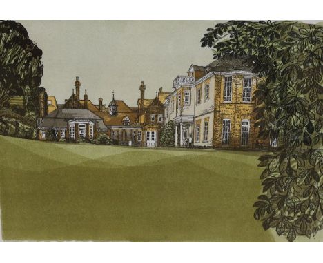 Robert Tavener (1920-2004), limited edition print, The Towner Art Gallery, Eastbourne, signed in pencil 6/60, 44 x 63cm