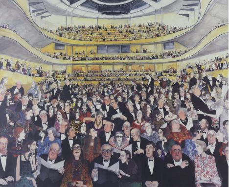 Sue McCartney Snape (1957-), limited edition print, Glyndebourne II, signed in pencil, 257/1250, 52 x 62cm