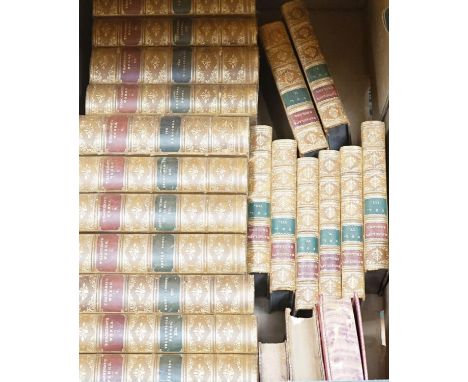 A mixed collection of antiquarian and later books to include Thackeray’s works, Macaulay’s England, Dicken’s works, Edmund Du