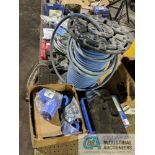 (LOT) ASSORTED TRUCK PARTS: CLAMPS, USED STARTER LIGHTS, EXHAUST ITEMS,AND OTHER **LOCATED AT 128