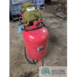 100 LB CENTRAL PNEUMATIC SAND BLAST POT **LOCATED AT 128 STEUBENVILLE AVE., CAMBRIDGE, OHIO 43725**