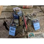 (LOT) 20 TON PNEUMATIC BOTTLE JACK AND 20 TON STANDARD BOTTLE JACK **LOCATED AT 128 STEUBENVILLE