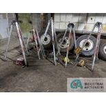 SAFETY TRIPODS WITH (6) MIGHTY LITE AND OTHER BALANCERS **LOCATED AT 128 STEUBENVILLE AVE.,