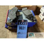 SET OF NAPA P/N 55-7991-M BRAKE PADS **LOCATED AT 128 STEUBENVILLE AVE., CAMBRIDGE, OHIO 43725**