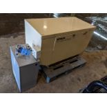 KOHLER MODEL 11RMY-QS3 DUAL FUEL RESIDENTIAL GENERATOR, S/N 0772708, SOUND ENCLOSURE, KOHLER