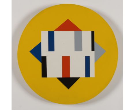 GUY VANDENBRANDEN (1926-2014)Sans titre (relief jaune)  1990Signé et daté au dosLaque de cellulose sur panneauAchteraan getek