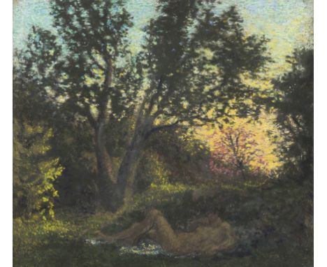 KER-XAVIER ROUSSEL (1867-1944)Nu dans un sous-bois Pastel sur papier Pastel op papier Pastel on paper31 x 36cmFootnotes:Prove