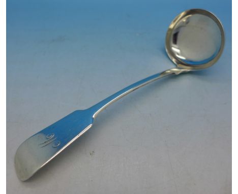 A Victorian silver toddy ladle, Edinburgh 1851, David Duncan