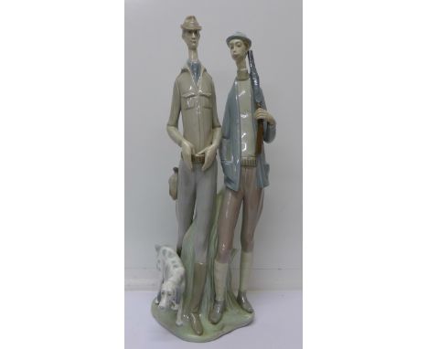 A Lladro figure, restored, 47.5cm