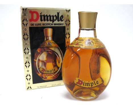 Whisky - John Haig &amp; Co. Dimple De Luxe Scotch Whisky, 13 1/3 Fl.Ozs., 70d proof., boxed.