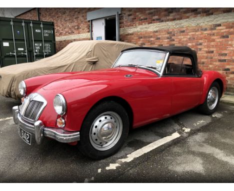 1960 [FSK 842] MG A 1600 Roadster (Mk1), in Red, Tax Exempt, MOT Expired July 2018, 37,009 miles, 2 keys.  The following info