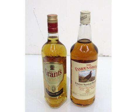 The Famous Grouse Finest Old Scotch Whisky 1ltr, Grant's Family Reserve Finest Scotch Whisky (2)