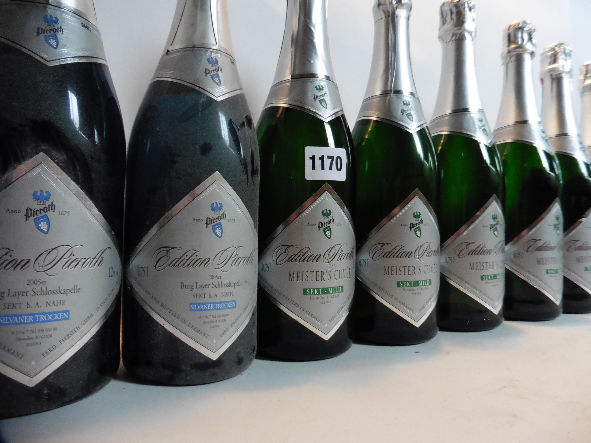 10 bottles of Pieroth Edition German Sparkling wine, 8x Meister's Cuvee