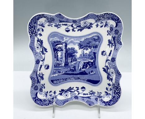 Beautiful dishwasher, freezer, and microwave safe dish with Spode backstamp on the bottom. Dimensions: 7.75"L x 7.75"W x 1.5"