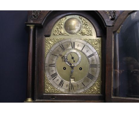 EARLY NINETEENTH CENTURY OAK LONGCASE CLOCK BY SHAWTER PEARSON, HULL
the unsigned eight day two train movement with anchor es