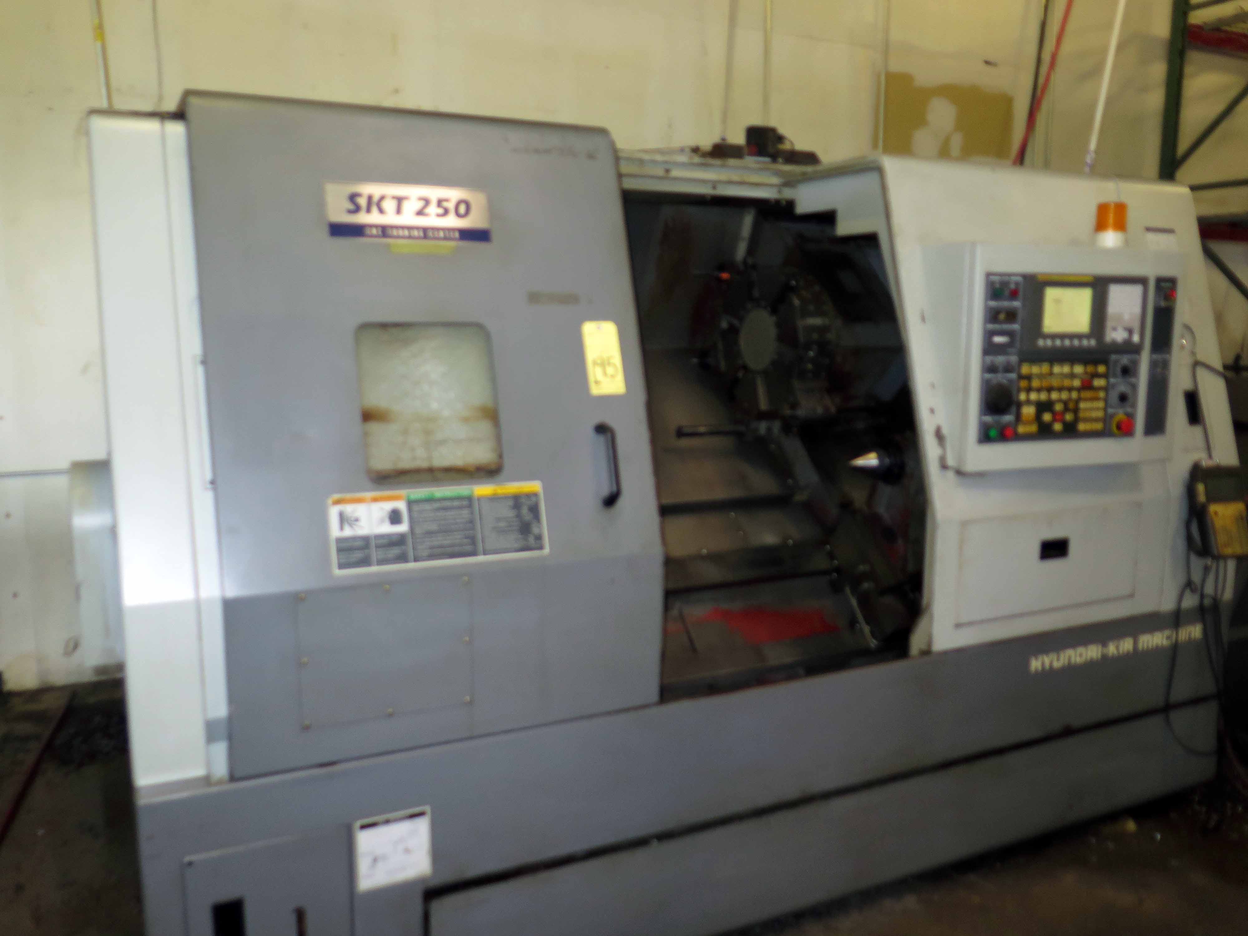 Lot 195 - CNC LATHE, HYUNDAI KIA MDL. SKT-250, Fanuc 0i