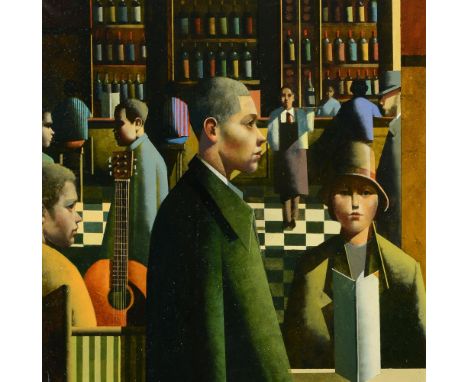 
	
		λ&nbsp;STEPHEN MANGAN (SCOTTISH B. 1964)
		THE COMPOSER
		Oil on canvas
		Titled and dated 2018 (to stretcher verso)
		8