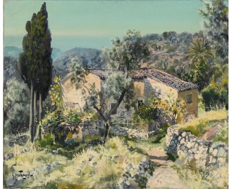 
	
		λ &nbsp;GABRIEL DESCHAMPS (FRENCH B. 1919)
		MAS DANS LA CAMPAGNE DE GRASSE
		Oil on canvas 
		Signed (lower left) signe