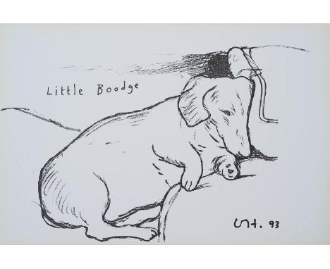 
	
		λ&nbsp;DAVID HOCKNEY (BRITISH B. 1937)
		LITTLE BOODGE
		Offset lithograph, 1993
		28 x 42cm (11 x 16½ in.)
		Unframed
	