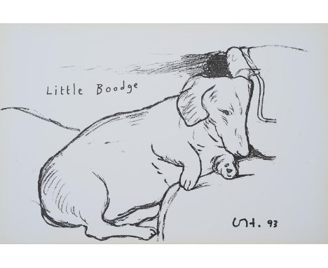 
	
		λ&nbsp;DAVID HOCKNEY (BRITISH B. 1937)
		LITTLE BOODGE
		Offset lithograph, 1993
		28 x 42cm (11 x 16½ in.)
		Unframed
	