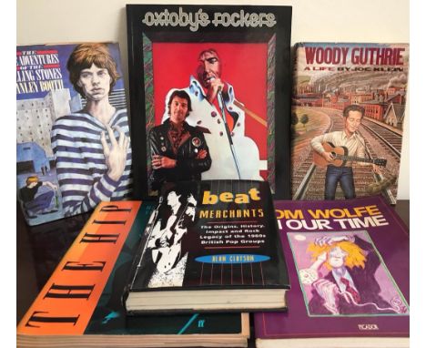 SIX POP AND ROCK VOLUMES- 'OXTOBY'S ROCKERS', ROLLING STONES, WOODY GUTHRIE, ETC. 