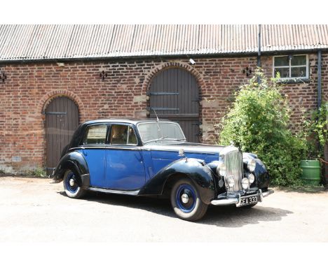 1951 Bentley MkVI SaloonRegistration no. GEA 333Chassis no. B379BMOdometer reading: 82,589MOT: Exempt *Older, previously rest