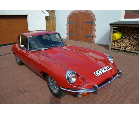1970 Jaguar E-Type Series II 2+2 CoupéRegistration no. CYY 984HChassis no. PIR35920BWOdometer reading: 90,847MOT: Exempt*Rest