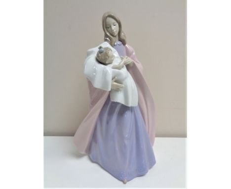 A Nao figure of a Mother with child no. 1300