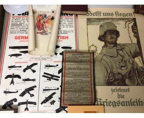 WWI interest: a Public Notice issued by the German Authorities Warning of Consequences if Tampering with Telegraph Operations