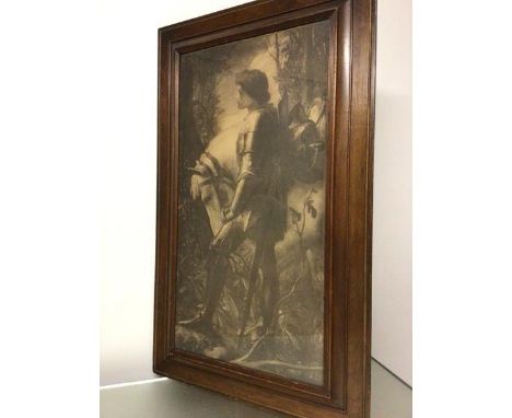 After G. F. Watts RA., Sir Galahad, platinum print (93cm x 49cm)