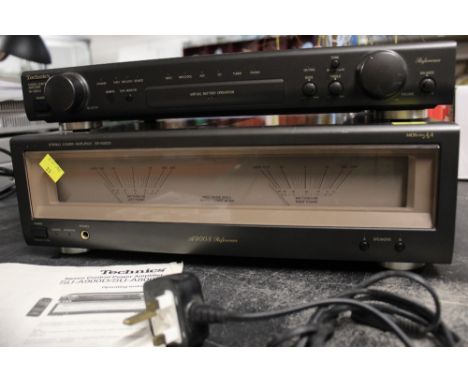 Technics Stereo Control Power amplifier, Model SU-A900D/SU/A800D, power cable and instructions 