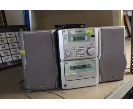 Sharp Model XL30 micro-component system CD cassette player  