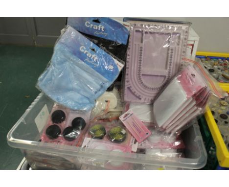 Box of Velcro, sew on, stick on etc (33)
