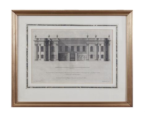 AFTER CAMPBELL (DELIN) AND H. HULSBERGH (SCULP)Architectural drawings and plans including Cholmondeley Hall, Cheshire; design