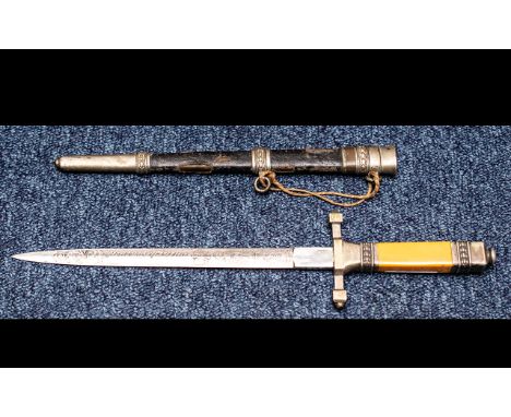 Military Interest. 1937 Polish Pilots Air force Dagger. Approx Size 14 Inches long. 