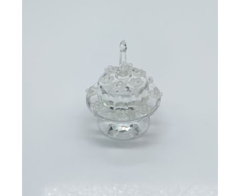 This limited edition Swarovski Crystal Birthday Cake was released exclusively for the 5th anniversary of the Swarovski Crysta