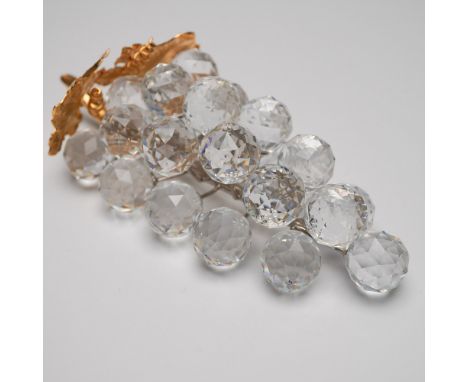 Exquisite Swarovski crystal figurine from the Sparkling Fruit collection. This elegant design showcases 23 clear faceted crys