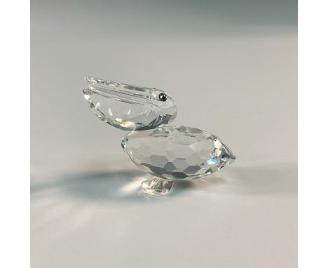 Part of the Feathered Friends collection. This charming Swarovski Crystal figurine depicts a pelican with intricate faceted d