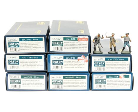Oryon Collection History Club Figures x8 Includes Art. 6024, Art. 6009, Art. 6031 x2, Art. 6012 with Others. Near Mint to Nea