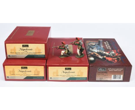 Britains Napoleonic Wars Group - Including Set No. 17255 '95th Foot British Rifle Brigade', Set No. 17973 'French Light Infan