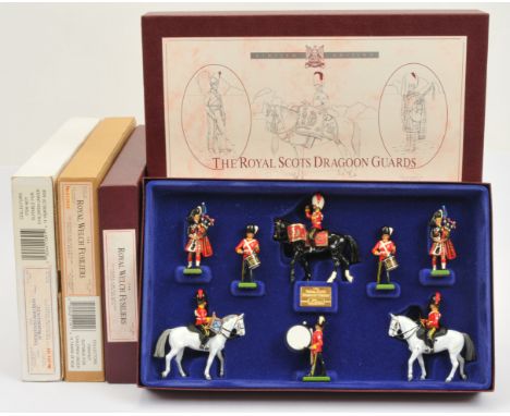 Britains Limited Editions, comprising: Set 5191 - 'The Royal Welch Fusiliers', Set 5290 - 'The Royal Scots Dragoon Guards' &a