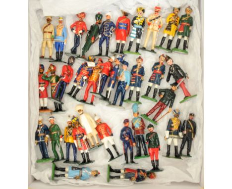 Quantity of Mixed Loose Lead Soldiers x35 Includes 26th Bombay Infantry, 27th Light Cavalry, 33rd Light Cavalry, 125th Napier
