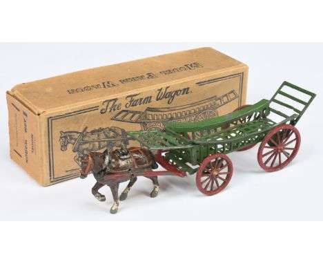 Charbens 'No. 5 - Model Farm Wagon'. &nbsp;Boxed. &nbsp;Condition generally appears Good (paint chips), contained in a Fair t