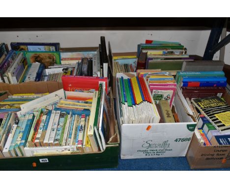 FIVE BOXES OF BOOKS, MAPS AND EPHEMERA, to include approximately one hundred and thirty to one hundred and fifty titles, in h